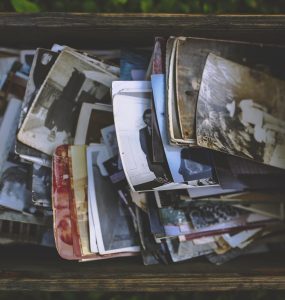 Box of old photos
